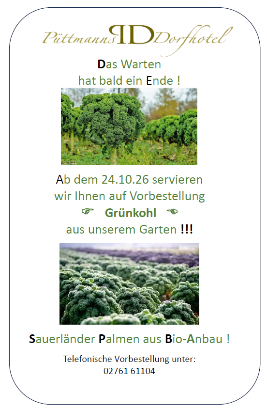 Endlich Grünkohl!